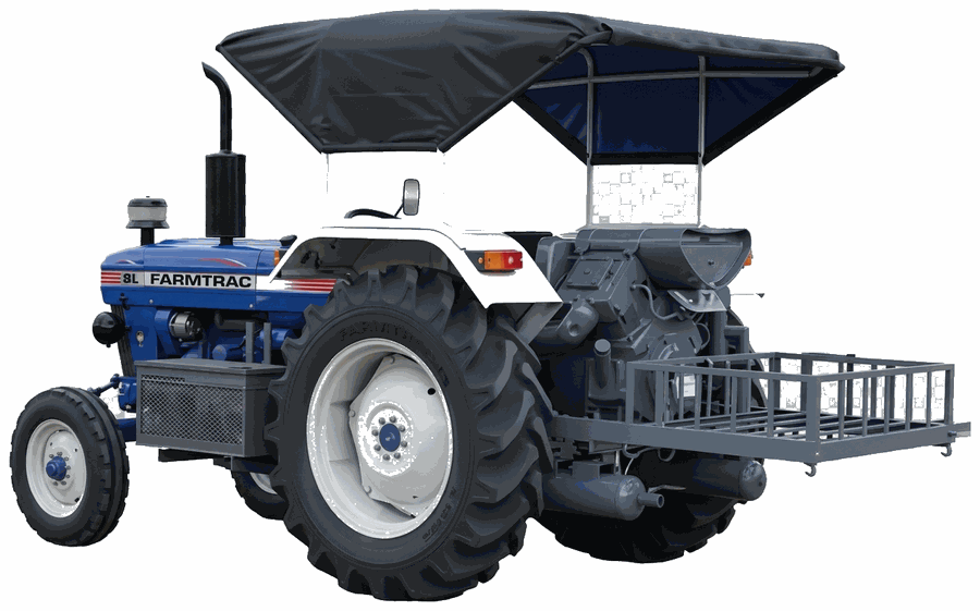 Tractor with trailer